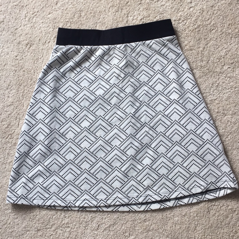 Gilli geometric a-line skirt